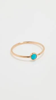 Zoe Chicco | 14k Single Turquoise Gemtstone Stacking Ring,商家Shopbop,价格¥1428