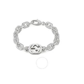 Gucci | Gucci Interlocking G Motif Sterling Silver Bracelet Size 19 - Yba627068002 8.6折, 满$200减$10, 独家减免邮费, 满减