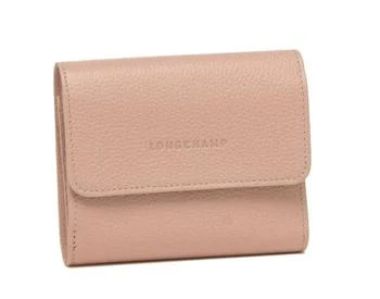 Longchamp | Ladies Le Foulonne Compact Leather Wallet-Powder 6.5折, 满$200减$10, 满减