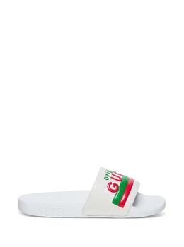 商品Slide Original Leather Sandals With Logo,商家Italist,价格¥1277图片