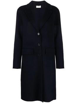 推荐PAROSH Leak buttoned single-breasted coat商品