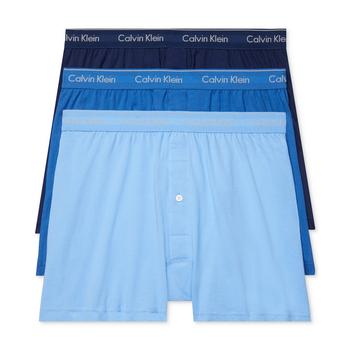 更多ck内裤男, Calvin Klein | Men's 3-Pack Cotton Classics Knit Boxers商品图片 