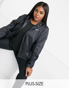 essentials棉服, NIKE | Nike Running Plus Essential jacket in black商品图片 