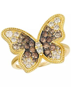 Le Vian | Chocolate Ombre Diamond (1 ct. t.w.) Ring in 14K Honey Gold,商家Macy's,价格¥36775