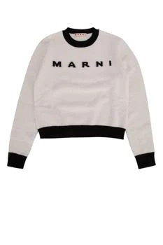 Marni | Marni Kids Logo Intarsia Knitted Jumper,商家Cettire,价格¥1154