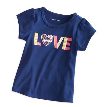 First Impressions | Toddler Girls Spread Love Top, Created for Macy's商品图片,