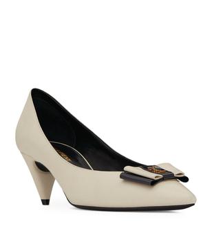 推荐Leather Anais Bow Pumps 55商品