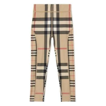 Burberry | Kids Contrast Check Leggings,商家Jomashop,价格¥440