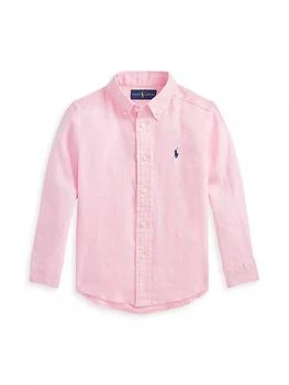 Ralph Lauren | Little Boy's & Boy's Linen Button-Down Shirt,商家Saks Fifth Avenue,价格¥447