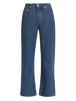 商品Rag & Bone | Logan Mid-Rise Featherweight Wide-Leg Jeans,商家Saks Fifth Avenue,价格¥1403图片