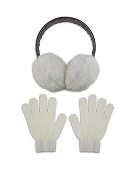 Capelli | Girls' Faux Fur Earmuffs & Gloves Set,商家Bloomingdale's,价格¥111