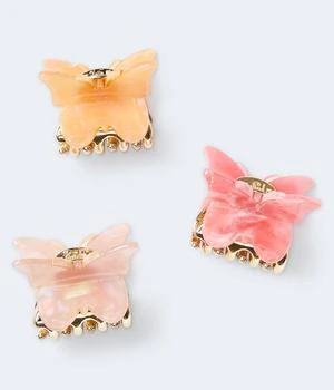 Aeropostale | Aeropostale Small Swirled Butterfly Claw Hair Clip 3-Pack 