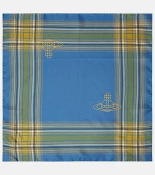 Vivienne Westwood | Tartan silk scarf 6.9折×额外8折, 独家减免邮费, 额外�八折