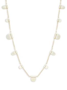 商品Kendra Scott | Olive 14K Goldplated Necklace,商家Saks OFF 5TH,价格¥501图片
