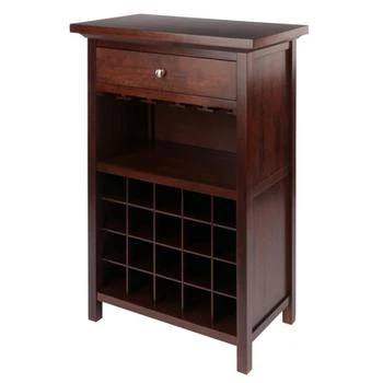 Hivvago | Wine Cabinet Walnut,商家Premium Outlets,价格¥2585