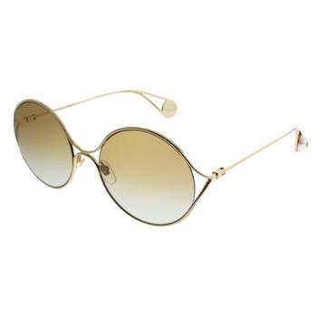 推荐Gucci  GG 0253S 005 Womens Round Sunglasses商品