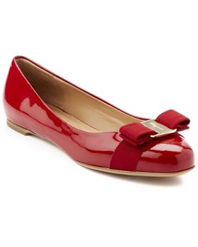 菲拉格慕芭蕾鞋, Salvatore Ferragamo | Salvatore Ferragamo Varina Patent Ballet Flat商品图片 8.5折