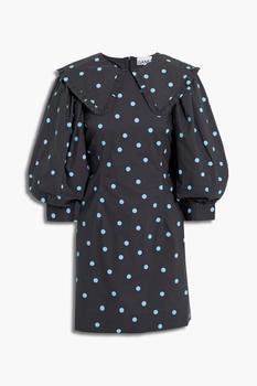 product Polka-dot cotton-poplin mini dress image