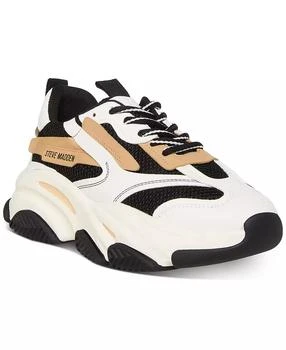 Steve Madden | Women's Possession Chunky Lace-Up Sneakers,商家Macy's,价格¥451