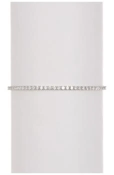 ADORNIA | White Rhodium Plated Swarovski Crystal Accented Lariat Bracelet,商家Nordstrom Rack,价格¥226