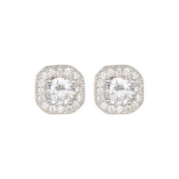 商品ADORNIA | Adornia  Vintage Crystal Halo Studs silver,商家Premium Outlets,价格¥251图片