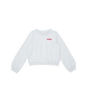 李维斯卫衣, Levi's | High-Rise Crew Neck Sweatshirt (Little Kids)商品图片 6.8折