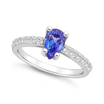 Macy's | Tanzanite (7/8 Ct. t.w.) and Diamond (1/3 Ct. t.w.) Ring,商家Macy's,价格¥14348