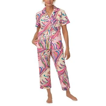 Bedhead PJs | Trina Turk x Bedhead Short Sleeve Cropped PJ Set 