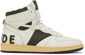 product SSENSE Exclusive White & Green Rhecess Hi Sneakers image