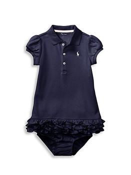 Ralph Lauren | Baby Girl's 2-Piece Cupcake Polo Dress & Bloomers Set商品图片,