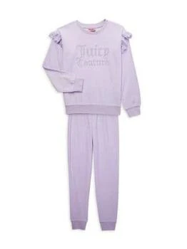 Juicy Couture | ​Little Girl’s 2-Piece Velour Sweatshirt & Joggers Set 5.5折