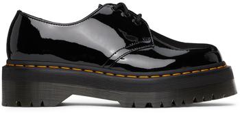 马汀博士代购, Dr. Martens | Black Patent 1461 Platform Derbys商品图片 额外8.5折, 额外八五折