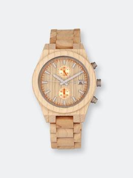 推荐Earth Wood Castillo Bracelet Watch w/Date商品