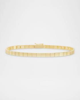 LANA | Thin Flash Tile Chain Bracelet in 14K Yellow Gold,商家Neiman Marcus,价格¥16197