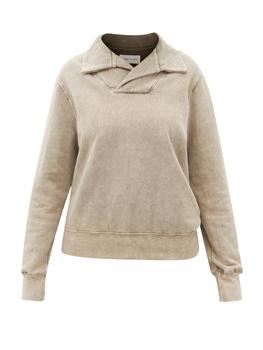 推荐Yacht brushed-back cotton sweatshirt商品