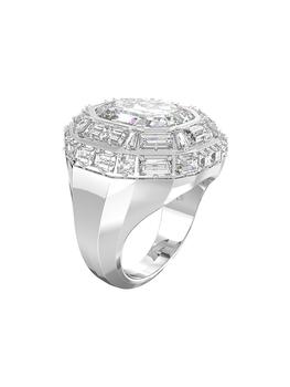 商品Swarovski | Mesmera Rhodium-Plated & Crystal Octagon Ring,商家Saks Fifth Avenue,价格¥2115图片
