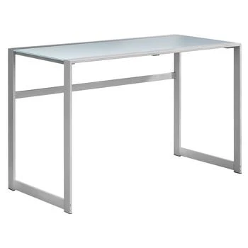 Homezia | 22" Silver Glass Computer Desk,商家Premium Outlets,价格¥3565