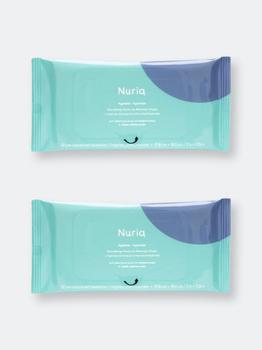 商品Nuria Hydrate Makeup Removing Wipes Travel Size 2-Pack,商家Verishop,价格¥132图片