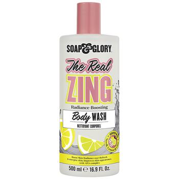 Soap & Glory | The Real Zing Radiance-Boosting Body Wash商品图片,满三免一, 独家减免邮费, 满免