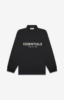 Essentials | Stretch Limo Long Sleeve Polo Sweatshirt商品图片,