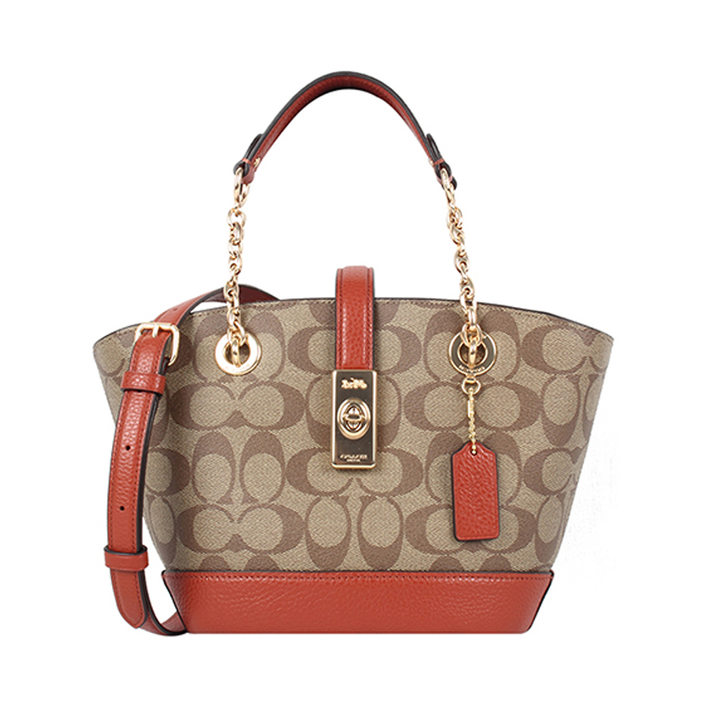 coach托特包男包, Coach | Coach 卡其色印花女士托特包 C8597IME7V商品图片 独家减免邮费