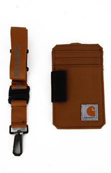 卡哈特包, Carhartt | Nylon Duck ID Holder And Lanyard - Carhartt Brown商品图片 8.3折