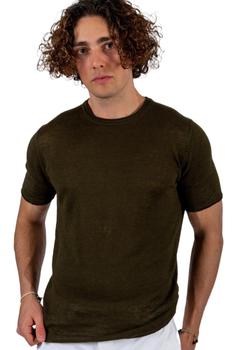 推荐Kangra Men's Green Cotton T-Shirt商品