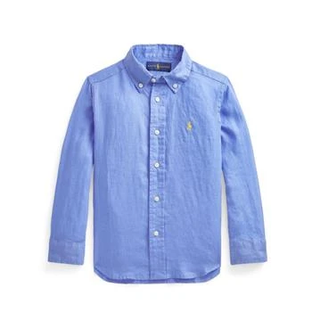 Ralph Lauren | Ralph Lauren Kids Logo Embroidered Long Sleeved Shirt 7.1折