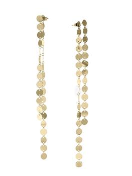 商品LANA | 14K Yellow Gold Disc Drop Earrings,商家Saks Fifth Avenue,价格¥6758图片
