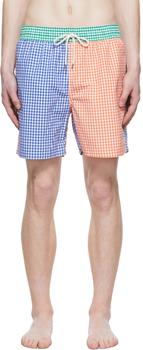 拉夫劳伦短裤图片, Ralph Lauren | Multicolor Polyester Swim Shorts商品图片 4.3折