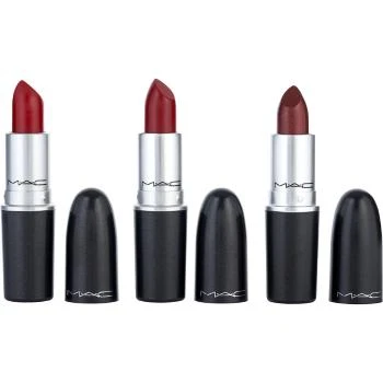MAC; Lip Color; Lipstick X 3 Travel Exclusive: Cockney + Lady Bug + Fresh Moroccan