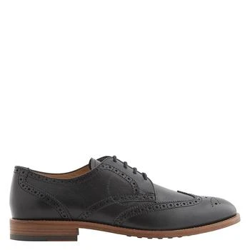 Tod's | Men's Black Wingtip Perforated Lace-Ups Derby 2.2折, 满$200减$10, 满减