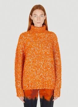 推荐High Neck Sweater in Orange商品