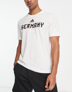 Adidas | adidas Football Germany World Cup 2022 t-shirt in white商品图片,额外9.5折, 额外九五折